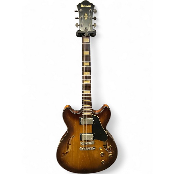 Used Ibanez ASV10A Tabacco Burst Low Gloss Hollow Body Electric Guitar