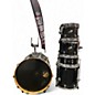 Used Ludwig 5 Piece Accent CS CUSTOM Black Drum Kit thumbnail