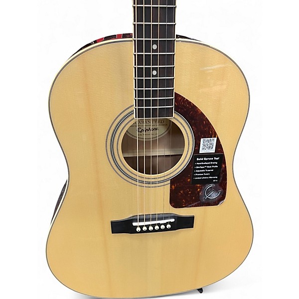 Used Epiphone AJ220S Natural Acoustic Guitar