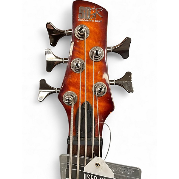 Used Ibanez SR405 5 String BURST Electric Bass Guitar