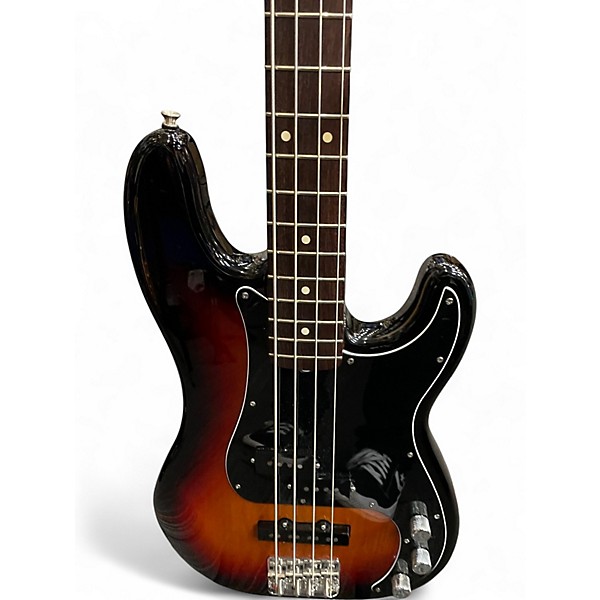 Used Fender American Performer Precision Bass Sunburst Electric Bass Guitar