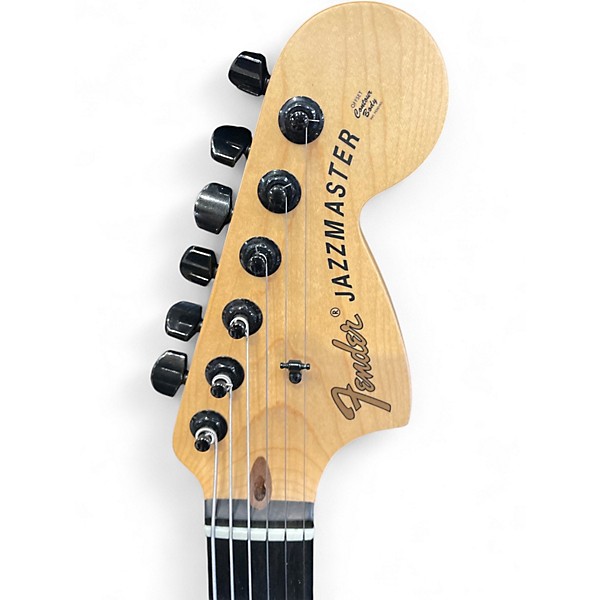 Used Fender Jim Root Jazzmaster Satin Black Solid Body Electric Guitar