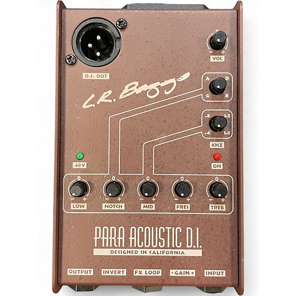 Used LR Baggs Para Acoustic DI Direct Box Pre With EQ Direct Box