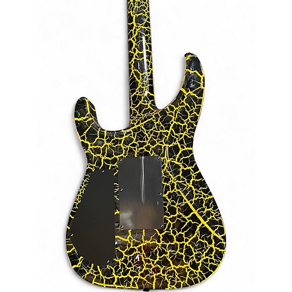 Used Jackson Soloist SL3X DX Yellow Crackle Solid Body Electric Guitar
