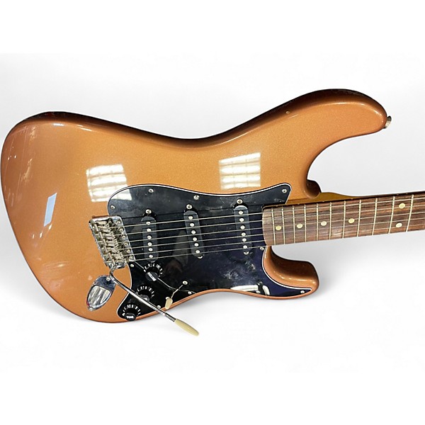 Used Fender STRATOCASTER metallic Solid Body Electric Guitar