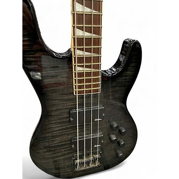 Used Jackson JS3 Concert Trans Black Electric Bass Guitar