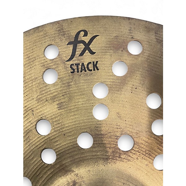 Used Zildjian 14in FX stack Cymbal