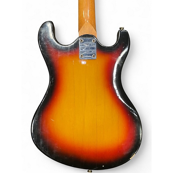 Used Teisco Gold Foil Double-Cut Style Sunburst Solid Body Electric Guitar