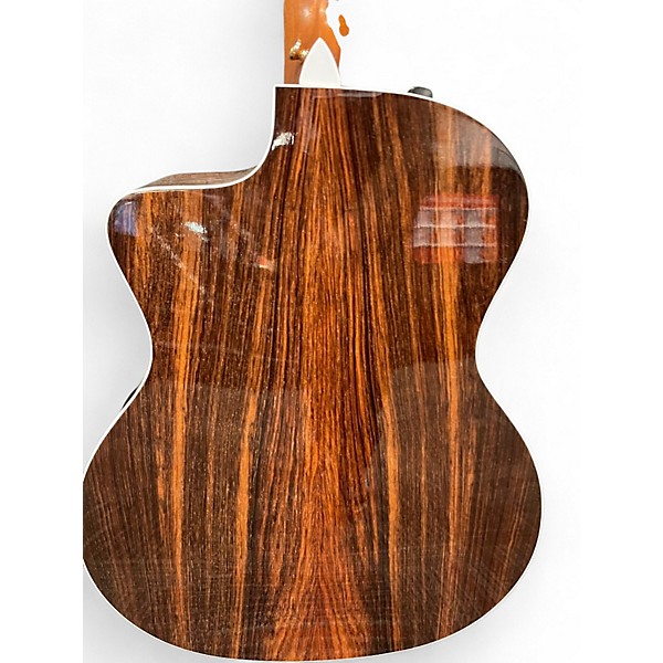 Used Taylor 214CE Deluxe Natural Acoustic Electric Guitar