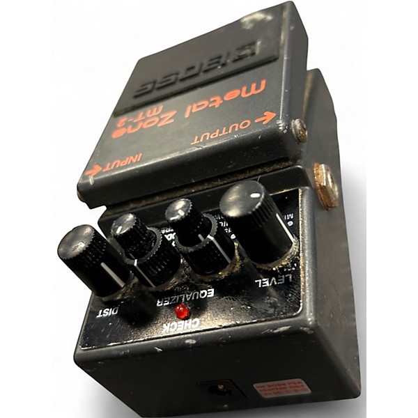 Used BOSS MT2 Metal Zone Distortion Effect Pedal