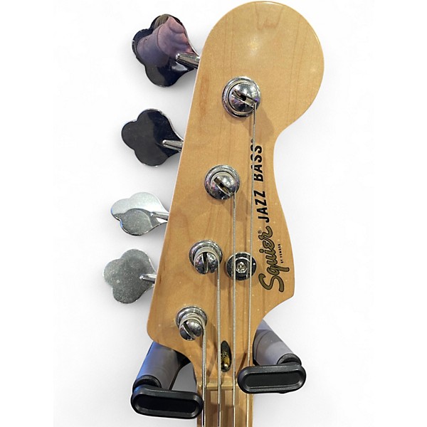 Used Squier Affinity Jazz Bass WHITE Electric Bass Guitar