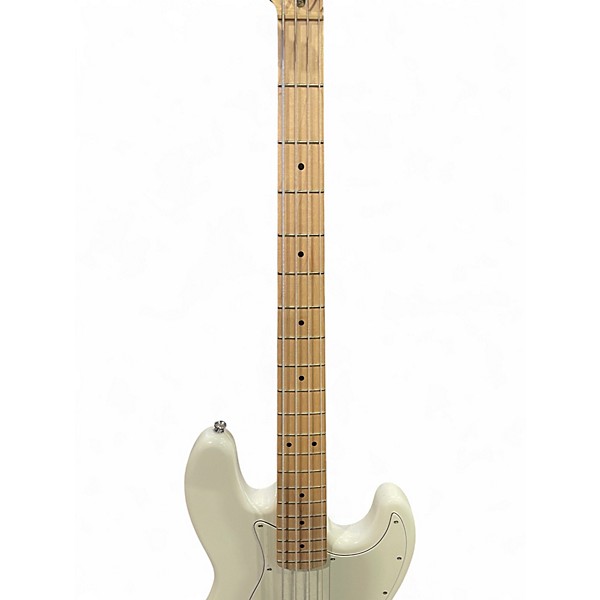 Used Squier Affinity Jazz Bass WHITE Electric Bass Guitar
