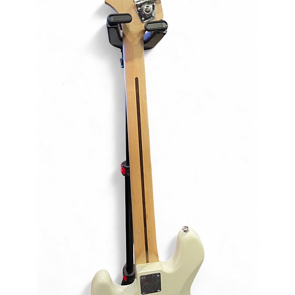 Used Squier Affinity Jazz Bass WHITE Electric Bass Guitar