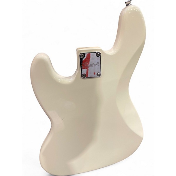 Used Squier Affinity Jazz Bass WHITE Electric Bass Guitar
