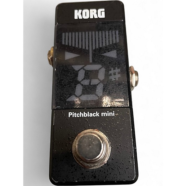 Used KORG PB01 Pitchblack Chromatic Tuner Pedal
