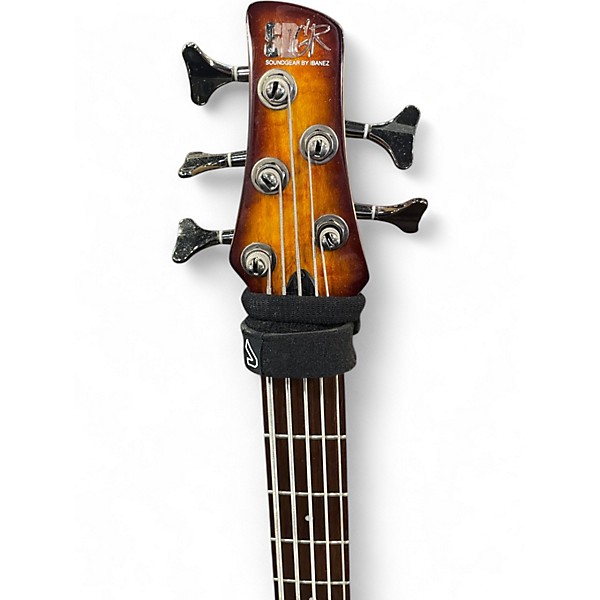 Used Ibanez SR405 5 String 2 Color Sunburst Electric Bass Guitar