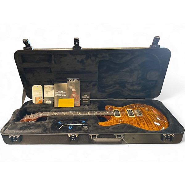 Used PRS Core Custom 24-08 Trans Amber Solid Body Electric Guitar