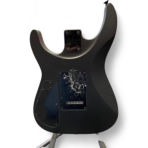 Used 2010s Jackson JS22 Dinky Satin Black Solid Body Electric Guitar