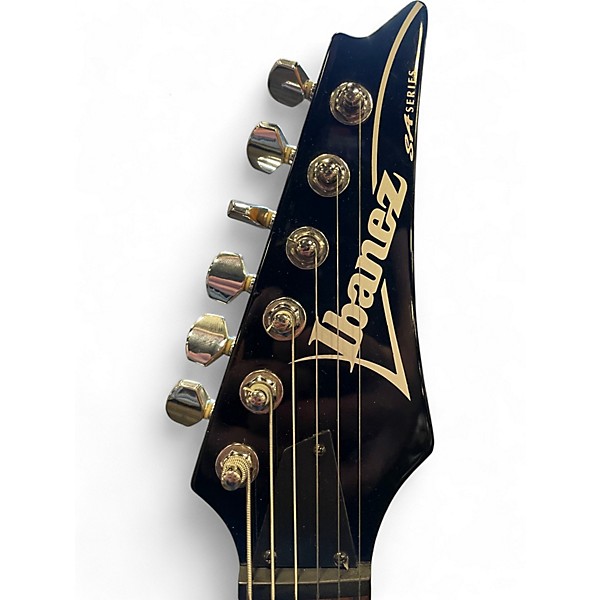 Used Ibanez SA160QM SUNBURST QUILT TOP Solid Body Electric Guitar