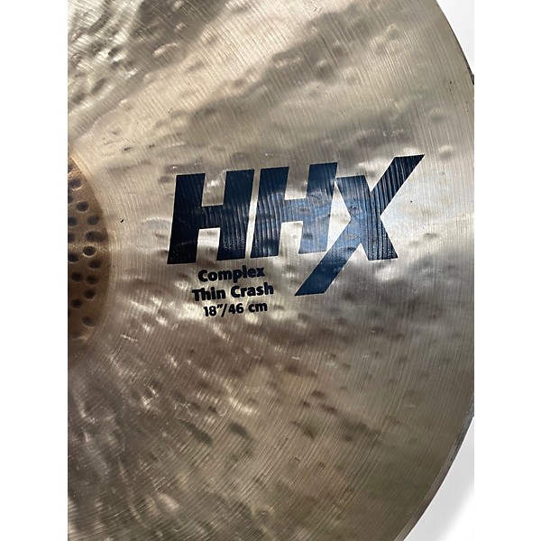 Used SABIAN 18in HHX Complex Thin Crash Cymbal