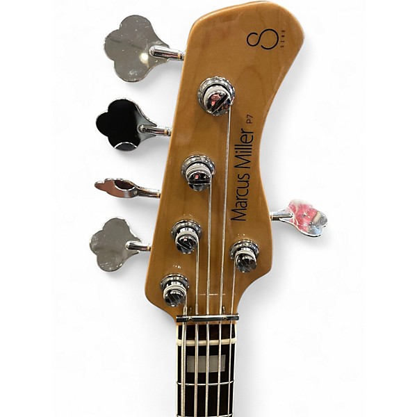 Used Sire Marcus Miller P7 Alder 5 String Antique White Electric Bass Guitar