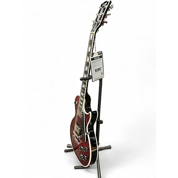 Used Gibson CUSTOM SHOP JPN LIMITED RUN FIGURED RED TIGER Solid Body Electric Guitar