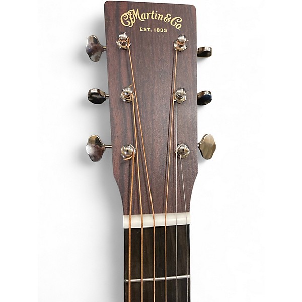 Used Martin OM-10E Road Series Natural Acoustic Electric Guitar
