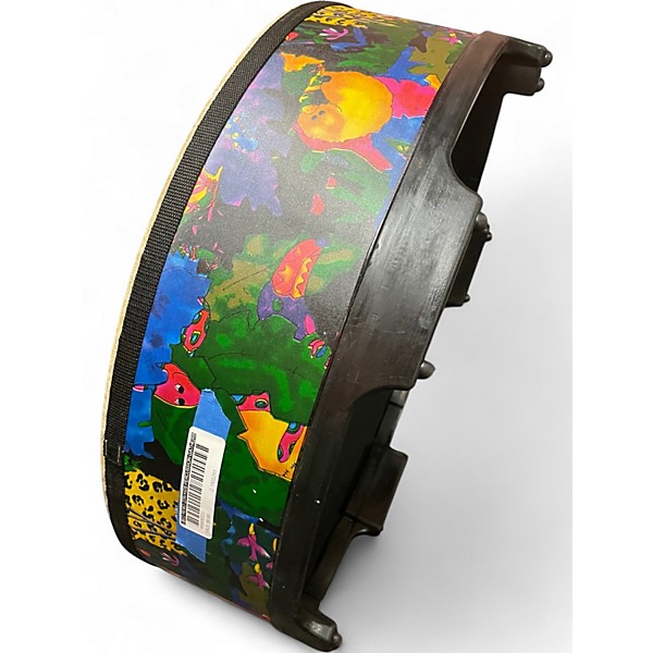 Used Remo 22in KIDS PERCUSSION GATHERING DRUM 22X7.5 JUNGLE PATTERN Drum