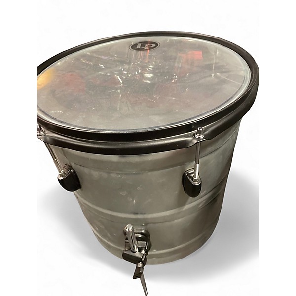 Used LP 14X14 RAW STREET CAN METAL Drum