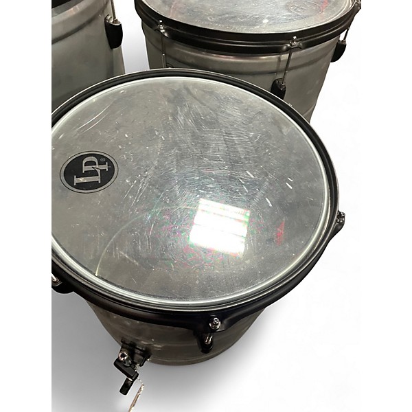 Used LP 14X14 RAW STREET CAN METAL Drum