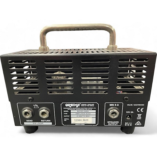 Used Orange Amplifiers Micro Dark 20W Tube Guitar Amp Head