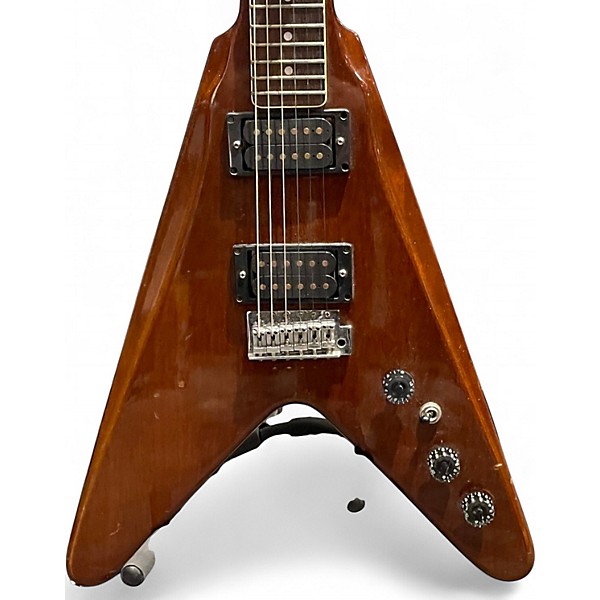 Used Harmony Flying V Natural Solid Body Electric Guitar