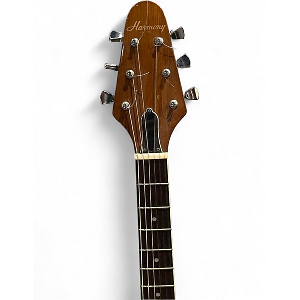 Used Harmony Flying V Natural Solid Body Electric Guitar