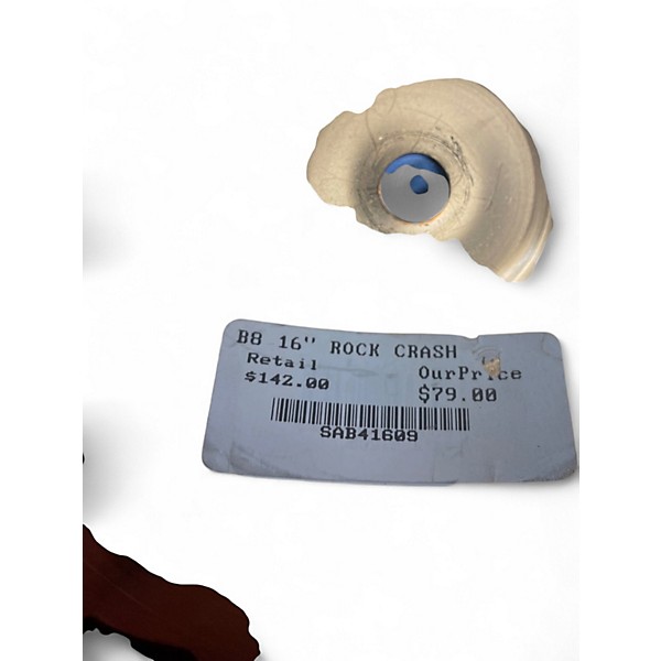 Used SABIAN 16in B8 Rock Crash Cymbal