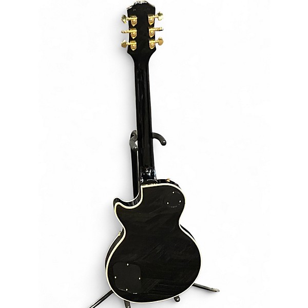 Used Epiphone Les Paul Custom Black Solid Body Electric Guitar