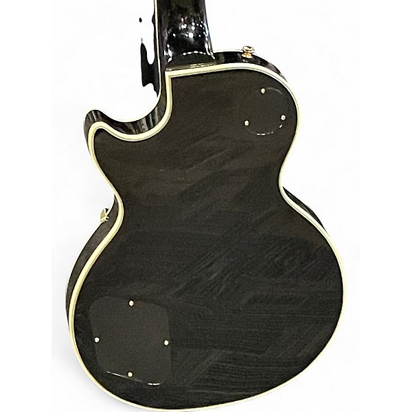 Used Epiphone Les Paul Custom Black Solid Body Electric Guitar