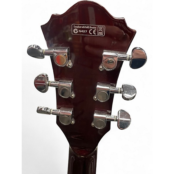 Used Ibanez AS73 Artcore Crimson Red Trans Hollow Body Electric Guitar