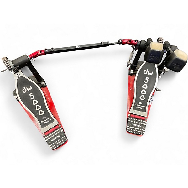 Used DW 5000 Series Double Double Bass Drum Pedal