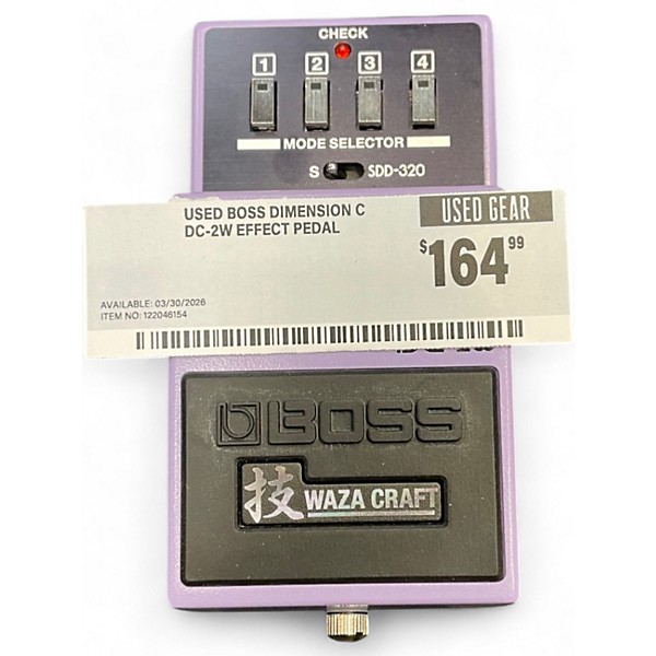 Used BOSS Dimension C DC-2W Effect Pedal