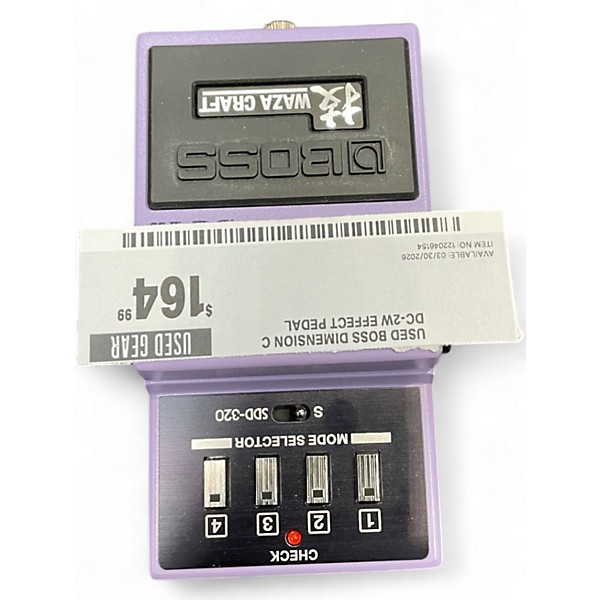 Used BOSS Dimension C DC-2W Effect Pedal