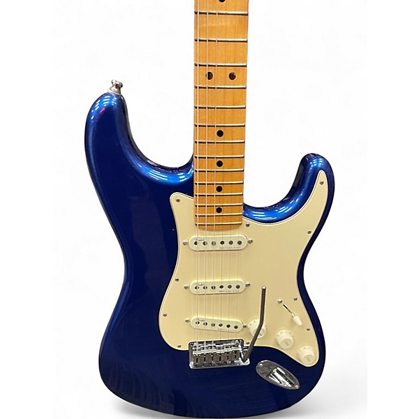 Used Fender American Ultra Stratocaster Cobra Blue Solid Body Electric Guitar