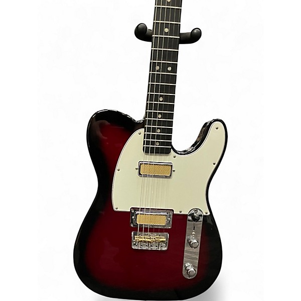 Used Fender gold foil telecaster Candy Red Burst Solid Body Electric Guitar