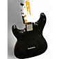 Vintage 1970s Goya STRAT STYLE BLACK Solid Body Electric Guitar