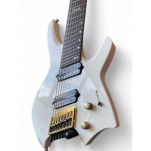 Used Ormsby GOLIATH 8 Alpine White Solid Body Electric Guitar