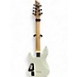 Used Schecter Guitar Research Demon 7 String Vintage White Solid Body Electric Guitar