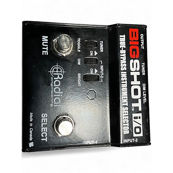 Used Radial Engineering Bigshot I/O True Bypass Selector Pedal