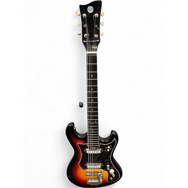 Used Teisco 319-1412 SUNBURST Solid Body Electric Guitar