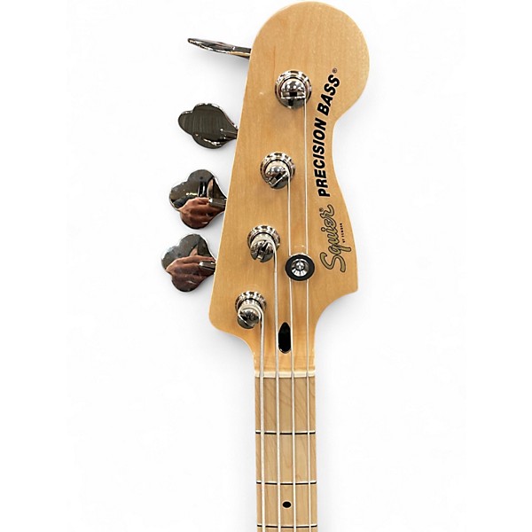 Used Squier AFFINITY PRECISION BASS PJ BLACK Electric Bass Guitar