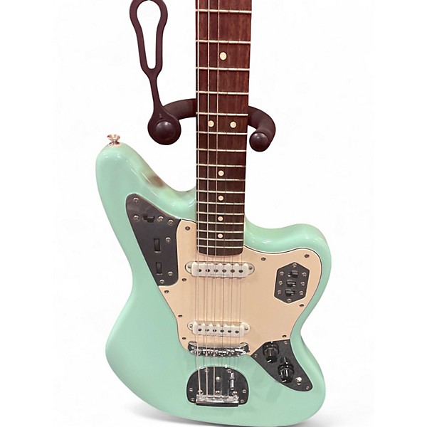 Used Squier Vintage Modified Jaguar Seafoam Green Solid Body Electric Guitar