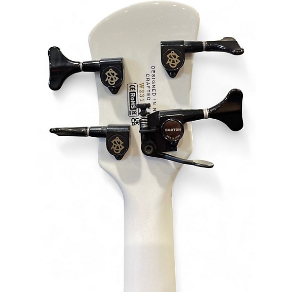 Used Spector NS Ethos HP4 White Electric Bass Guitar
